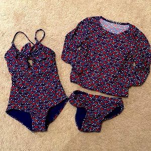 Vineyard Vines for Target - Toddler Girls 3 Piece Bathing Suit